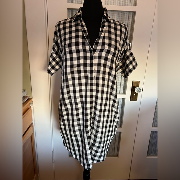 Madewell Flannel Dress - Picture 9 of 9